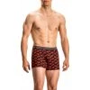 Olaf Benz RED2116 Boxerpants 108890/9383 Trunk, Baumwoll-Stretch, Rot-schwarz gemustert, Rot-schwarz