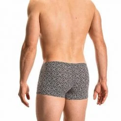 Olaf Benz RED2117 Minipants 108901/8010 Trunk, Mikrofaser, Schwarz gemustert, Schwraz-weiß -MR Wasch Geschaft 372165 norm2