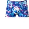 bruno banani Shorts Digital Life 2201-2334/4331 Trunk, Mikrofaser-Stretch, Blau gemustert, Blau