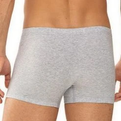 Mey THINK Shorty 71021/620 Trunk, Bio Baumwoll-Stretch, Hellgrau meliert, Hellgrau -MR Wasch Geschaft 372549 norm2