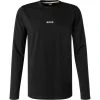 BOSS Longsleeve TChark 50462807/001 Baumwolle, Schwarz