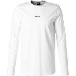 BOSS Longsleeve TChark 50462807/100 Baumwolle, Weiß