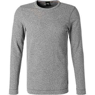 BOSS Longsleeve Tempest 50462773/051 Longleeve, Slim Fit, Baumwolle, Grau meliert, Grau 2 BOSS Longsleeve Tempest 50462773/051 Longleeve, Slim Fit, Baumwolle, Grau meliert, Grau – Bild 2