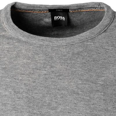 BOSS Longsleeve Tempest 50462773/051 Longleeve, Slim Fit, Baumwolle, Grau meliert, Grau 3 BOSS Longsleeve Tempest 50462773/051 Longleeve, Slim Fit, Baumwolle, Grau meliert, Grau – Bild 3