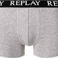 Replay Trunks 3er Pack I101102/N175 Baumwoll-Stretch, Royal-grau-schwarz, Schwarz-grau-türkis -MR Wasch Geschaft 372816 norm2