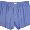Novila Shorts 8058/55/105 Boxershorts, Baumwolle, Blau meliert, Blau