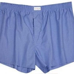 Novila Shorts 8058/55/105 Boxershorts, Baumwolle, Blau meliert, Blau