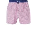 MC ALSON Boxer-Shorts 4405/rosa Boxershorts, Baumwolle, Rosa-blau kariert