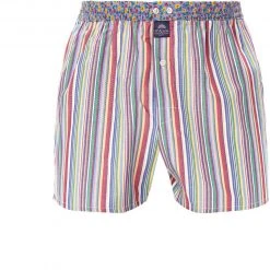 MC ALSON Boxer-Shorts 4412/rosa Boxershorts, Baumwolle, Rose gestreift