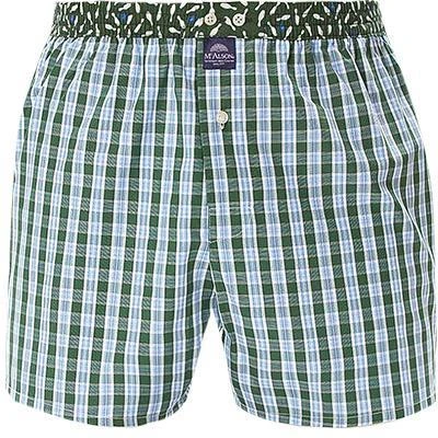 MC ALSON Boxer-Shorts 4423/grün Boxershorts, Baumwolle, Grün-hellblau gemustert 2 MC ALSON Boxer-Shorts 4423/grün Boxershorts, Baumwolle, Grün-hellblau gemustert – Bild 2
