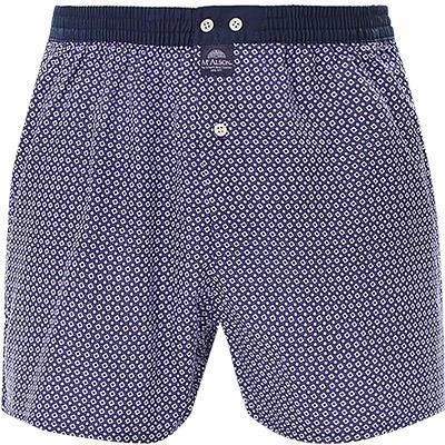 MC ALSON Boxer-Shorts 4437/navy Boxershorts, Baumwolle, Navy-weiß gemustert 2 MC ALSON Boxer-Shorts 4437/navy Boxershorts, Baumwolle, Navy-weiß gemustert – Bild 2