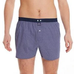 MC ALSON Boxer-Shorts 4437/navy Boxershorts, Baumwolle, Navy-weiß gemustert 6 MC ALSON Boxer-Shorts 4437/navy Boxershorts, Baumwolle, Navy-weiß gemustert -MR Wasch Geschaft 373084 norm2