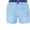 MC ALSON Boxer-Shorts 4439/hellblau Boxershorts, Baumwolle, Hellblau gemustert