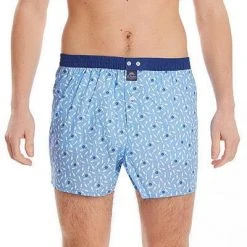 MC ALSON Boxer-Shorts 4439/hellblau Boxershorts, Baumwolle, Hellblau gemustert -MR Wasch Geschaft 373085 norm2