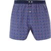 MC ALSON Boxer-Shorts 4447/blau Boxershorts, Baumwolle, Blau gemustert