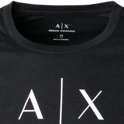 ARMANI EXCHANGE T-Shirt 8NZTCH/Z8H4Z/1510 Longsleeve, Slim Fit, Baumwolle, Navy -MR Wasch Geschaft 373211 norm2