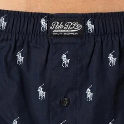 Polo Ralph Lauren Boxer 714830266/005 Boxershorts, Baumwolle, Navy-weiß gemustert, Navy-weiß -MR Wasch Geschaft 373282 norm2