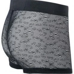 HOM Boxer Briefs Gaio 402295/J004 Trunk, Mikrofaser, Schwarz paisley , Schwarz -MR Wasch Geschaft 373439 norm2