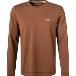 Marc O'Polo Longsleeve 127 2222 52080/762 Bio Baumwolle, Braun meliert, Braun