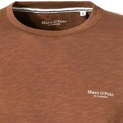 Marc O'Polo Longsleeve 127 2222 52080/762 Bio Baumwolle, Braun meliert, Braun -MR Wasch Geschaft 373451 norm2