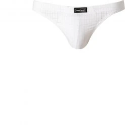 bruno banani Tanga Check Line 2.0 2208-2165/1612 Mikrofaser-Stretch, Weiß