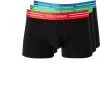 bruno banani Shorts 3er Pack Cotton 2201-2326/0007 Trunks, Baumwoll-Stretch, Schwarz