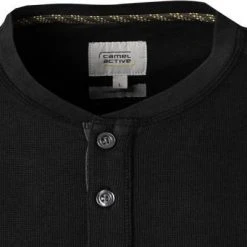 camel active Longsleeve 409671/6T11/88 Baumwolle, Schwarz, Asphalt -MR Wasch Geschaft 374109 norm2