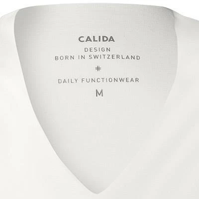 CALIDA T-Shirt 14586/001 Baumwoll-Stretch geruchshemmend, Weiß 3 CALIDA T-Shirt 14586/001 Baumwoll-Stretch geruchshemmend, Weiß – Bild 3