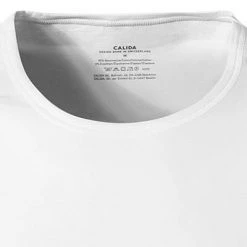 CALIDA T-Shirt 14290/001 Baumwoll-Stretch, Weiß -MR Wasch Geschaft 374233 norm2