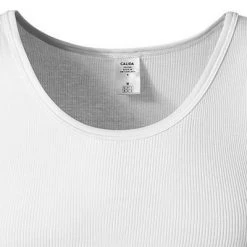 CALIDA Athletic-Shirt 10110/001 Tanktop, Baumwolle, Weiß -MR Wasch Geschaft 374251 norm2