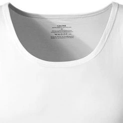 CALIDA Athletic-Shirt 12090/001 Tanktop, Baumwoll-Stretch, Weiß -MR Wasch Geschaft 374253 norm2