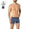 bruno banani Shorts 2er Pack Flow. 2203-1388/4312 Trunks, Baumwoll-Stretch, Blau, Denim-graphit