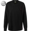 Polo Ralph Lauren Longsleeve 711671467/009 Big&Tall, Baumwolle, Schwarz