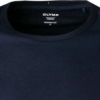 OLYMP Casual Modern Fit T-Shirt 5600/84/18 Longsleeve, Baumwolle, Marine 3 OLYMP Casual Modern Fit T-Shirt 5600/84/18 Longsleeve, Baumwolle, Marine – Bild 3
