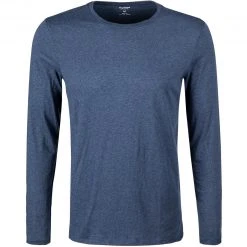 OLYMP Casual Level Five B. Fit T-Shirt 5640/84/13 Longsleeve, Body Fit, Baumwolle-Kaschmir, Rauchblau meliert, Rauchblau