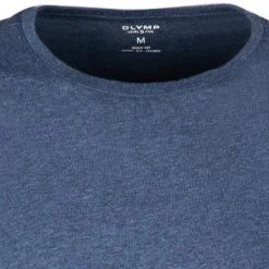 OLYMP Casual Level Five B. Fit T-Shirt 5640/84/13 Longsleeve, Body Fit, Baumwolle-Kaschmir, Rauchblau meliert, Rauchblau -MR Wasch Geschaft 374448 norm2