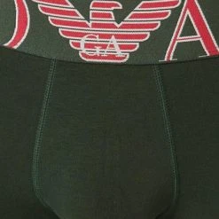 EMPORIO ARMANI Trunk 111389/1A516/08284 Baumwoll-Stretch, Dunkelgrün, Grün -MR Wasch Geschaft 374593 norm2