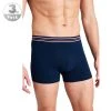 Schiesser Shorts 3er Pack 175732/908 Trunks, Baumwoll-Stretch, Navy