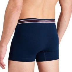 Schiesser Shorts 3er Pack 175732/908 Trunks, Baumwoll-Stretch, Navy -MR Wasch Geschaft 374639 norm2