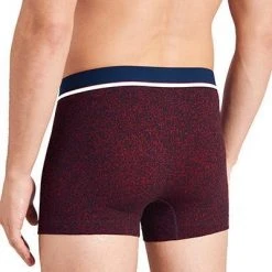 Schiesser Shorts 3er Pack 175736/910 Trunks, Baumwoll-Stretch, Rot-nachtblau, Rot -MR Wasch Geschaft 374658 norm2