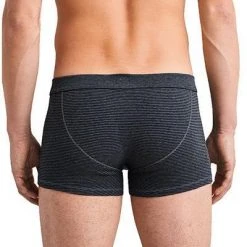 Schiesser Revival Karl-Heinz Shorts 175882/208 Trunk, Baumwolle, Anthrazit meliert, Anthrazit -MR Wasch Geschaft 374919 norm2