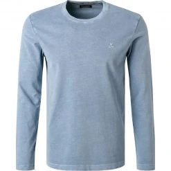 Marc O'Polo Longsleeve M28 2236 52094/866 Bio Baumwolle, Hellblau, Blau