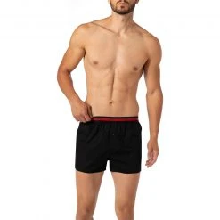 HUGO Boxer Shorts 2er Pack 50438748/001 Boxershorts, Baumwolle, Schwarz