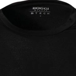 BOGGI MILANO T-Shirt BO21A0127/03 Longsleeve, Mikrofaser atmungsaktiv, Schwarz -MR Wasch Geschaft 375496 norm2