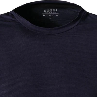 BOGGI MILANO T-Shirt BO21A0127/02 Longsleeve, Mikrofaser atmungsaktiv, Navy 3 BOGGI MILANO T-Shirt BO21A0127/02 Longsleeve, Mikrofaser atmungsaktiv, Navy – Bild 3