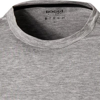 BOGGI MILANO T-Shirt BO21A0127/01 Longsleeve, Mikrofaser atmungsaktiv, Grau 3 BOGGI MILANO T-Shirt BO21A0127/01 Longsleeve, Mikrofaser atmungsaktiv, Grau – Bild 3