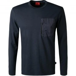 Strellson Longsleeve Kieran 30028067/401 Baumwolle, Dunkelblau