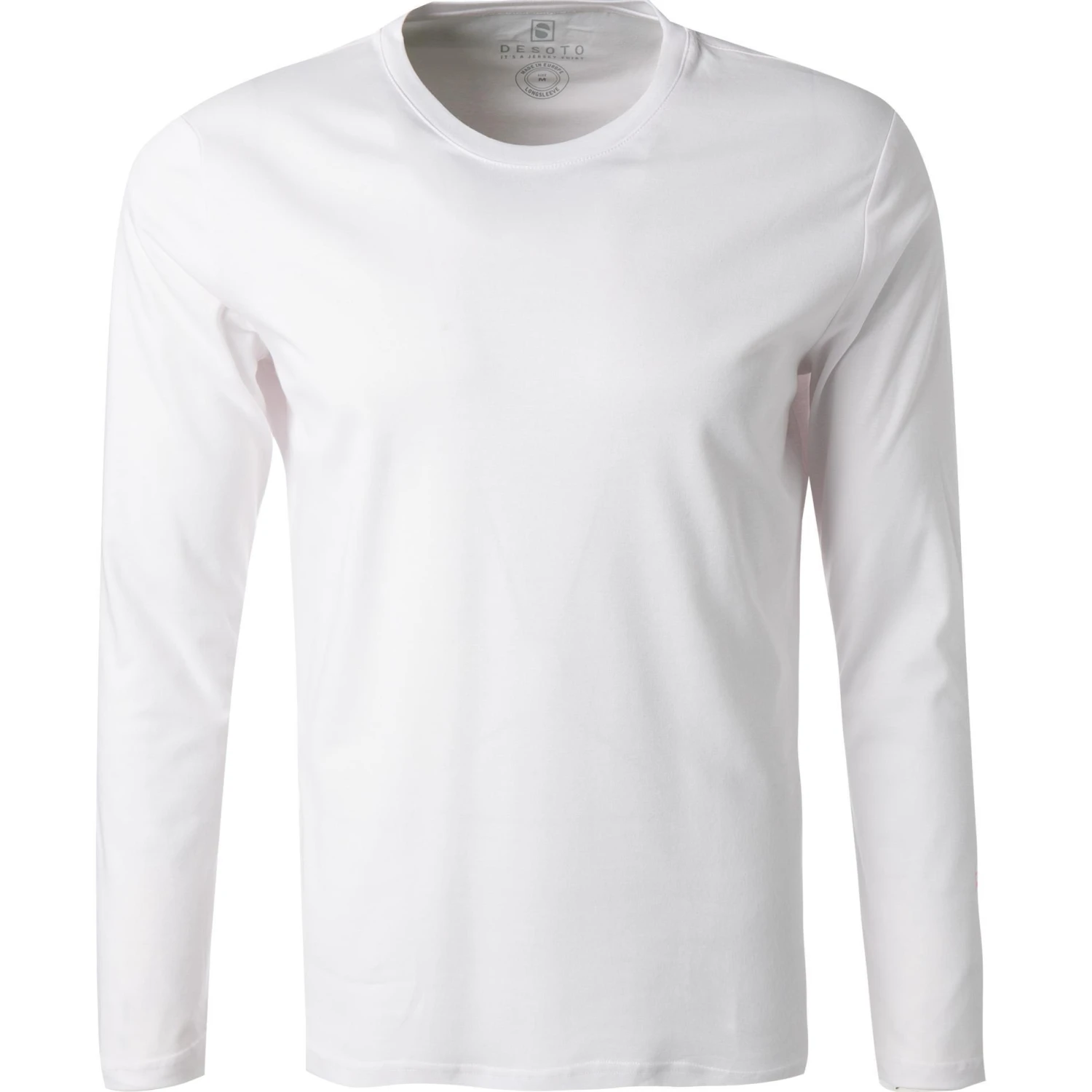 DESOTO Longsleeve 21080-3/001 Baumwolle, Weiß, White 1 DESOTO Longsleeve 21080-3/001 Baumwolle, Weiß, White