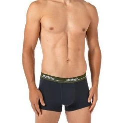 Strellson Shorts 3er Pack 531484/702 Trunks, Baumwoll-Stretch, Navy-oliv-grau, Schwarz-grau-oliv -MR Wasch Geschaft 376030 norm3