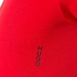 HUGO T-Shirt 2er Pack 50408203/643 T-Shirts, Baumwolle, Rot-schwarz, Rot -MR Wasch Geschaft 376143 norm5